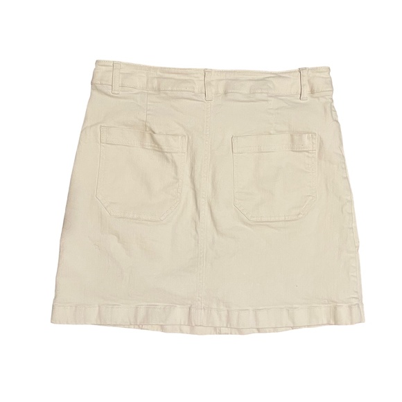 Boden A-Line Zip Front Mini Skirt w/ Pockets NWOT Size 8P - Picture 2 of 5